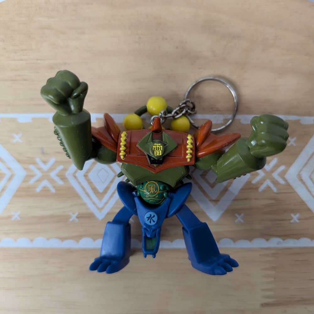 Vintage 1996 Yu-Gi-Oh Gate Guardian Keychain